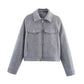 Soft zipper jacket jacket