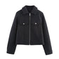 Soft zipper jacket jacket
