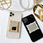 Ins Pattern Mirror Grip Tok Plating Mobile Phone Holder Extension Bracket Suitable for IPhone Samsung Mobile Phone Accessories