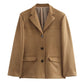 Retro suede jacket jacket