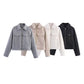 Soft zipper jacket jacket