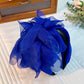 Fashion fabric oversized colorful flower fashion headband