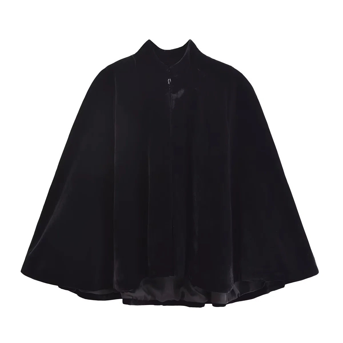 Women's Fashion Velvet Cape Coat