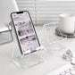 Acrylic phone stand office desk accessories desktop display mobile stand counter phone display
