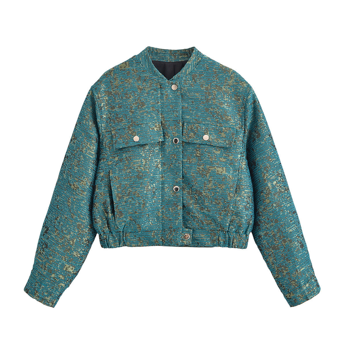 Jacquard patterned jacket jacket