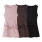Elegant Fashion Dress with Waist Belt