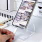Acrylic phone stand office desk accessories desktop display mobile stand counter phone display