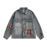 Washed denim jacket jacket